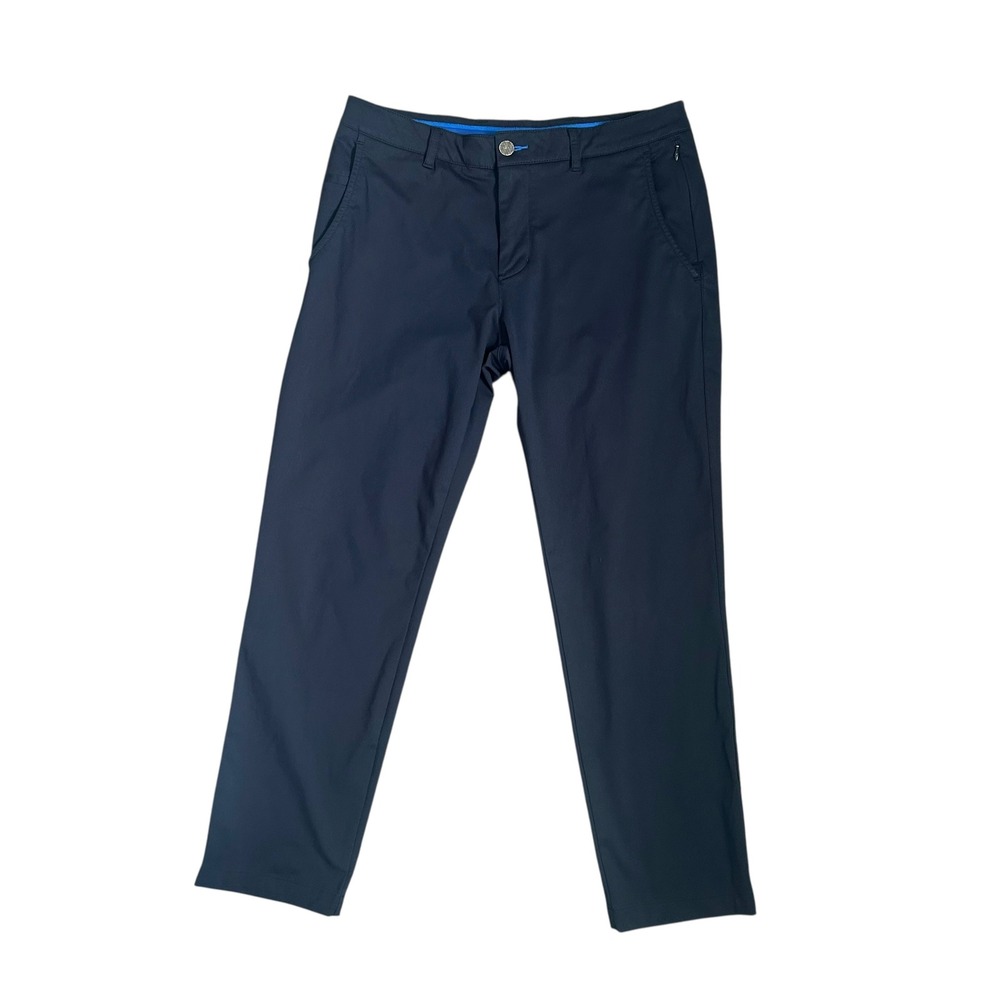 Twillory Performance Pants Mens 32x30‎ Tailored Fit Navy Blue Chino Trousers